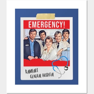 Rampart General Hospital Staff, Emergency Television Show Posters and Art